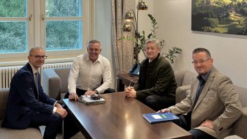 Gedankenaustausch mit der Landesspitze